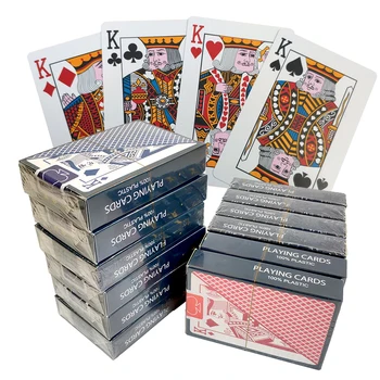 1 Krabica/12 Palube Kvality Nepremokavé PVC, Plastové Hracie Karty, Nastaviť Trend Poker Classic Magické Triky, Biela Poker Karty Box-Balené