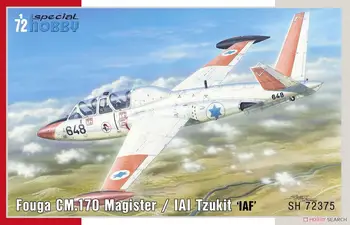 Hobby SH72375 1/72 Fouga CM.170 Magister/IAI Tzukit model auta