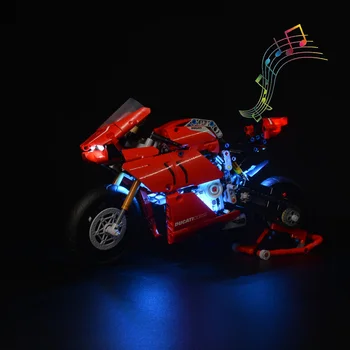 Led Svetla Kit Pre 42107 Ducati Panigale V4 R HOBBY Hračky Nastavenie (Nie je Súčasťou dodávky Stavebných Blokov)