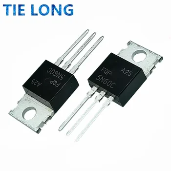 10PCS FQP5N60C DO 220 5N60C 5N60 TO220 Tranzistor IC