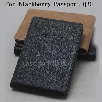 Krokodíl Originálne Kožené puzdro pre Blackberry Pas Business Flip Magnetický Kryt Telefónu Taška pre Blackberry Q30 Funda pokožky