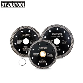DT-DIATOOL 10units Superthin Turbo diamantovými Čepeľ na Rezanie Disk Pevný Materiál, Keramické Dlaždice, Žula Priemer 4