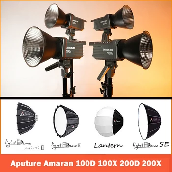 Aputure Amaran 100D 100X 200D 200 X Štúdio Svetla 5600K 2700-6500K 100W 200W LED Video Svetlo Bluetooth App Riadenie DC/AC Napájací Sup