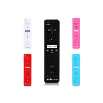 Vstavaný Motion Plus Bezdrôtové Diaľkové Tlačítkový ovládač Pre Wii Remote Controle Ovládač Joypad