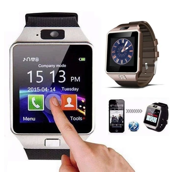 Digitálny Dotykový Displej Smart Hodinky DZ09 Q18 Náramok Fotoaparát, Bluetooth Náramkové hodinky SIM Karty Smartwatch Ios Android Telefóny Podporujú