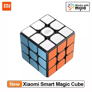 Pôvodný Xiao Smart Bluetooth Magic Cube Bránou Prepojenie 3x3x3 Mi Námestie Magnetické Cube Puzzle Vyučovanie Prírodovedných predmetov Vzdelávania Hračka