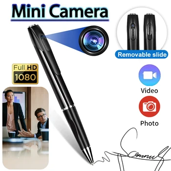 Prenosný Mini Pero Kamera 1080P Vrecku Šport Digitálny Hlasový videokamera Micro Kameru Bezpečnostné Kamery Telo Cam Obchodné Konferencie