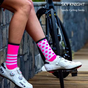 SKYKNIGHT Vysoko Kvalitné Profesionálne Cyklistické Ponožky Muži Ženy Cestné Cyklistické Ponožky Outdoor Značky Racing Bike Kompresné Športové Ponožky