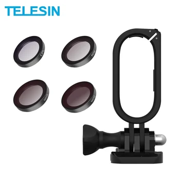 TELESIN Insta360 GO2 Akcia Fotoaparát Accessaries Auta CPL ND8 ND16 ND32 Filter, Objektív + ABS Ochranný Rám Bývanie pre Insta360 GO2