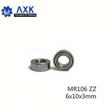 MR106ZZ Ložiská ABEC-5 (10PCS) 6*10*3 mm Miniatúrne MR106Z Guľkové Ložiská MR106 ZZ L1060ZZ