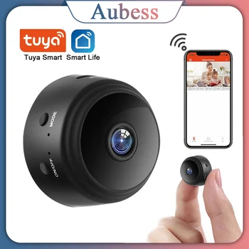 A9 1080P Tuya Inteligentný Život Mini IP Kamera WIFI Zabezpečenie Domov, Opatrovateľka Video monitorovací KAMEROVÝ Krytý Bezdrôtový Dohľadu Cam