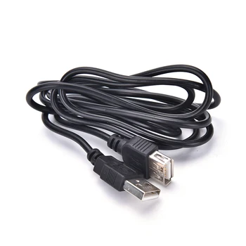 2021 Black USB 2.0 A do Muž Žena Predlžovací Kábel High Speed USB Predlžovací Nabíjanie Kábel, Kábel 1,5 M